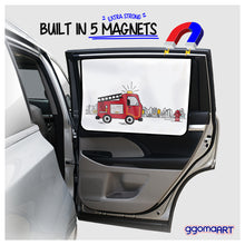 Load image into Gallery viewer, Magnetic Car Window Shade Shade - Fire Truck