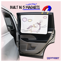 Load image into Gallery viewer, Magnetic Car Window Shade Shade - Unicorn