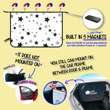 Load image into Gallery viewer, Magnetic Car Window Shade Shade - Black Star