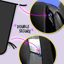 Load image into Gallery viewer, Magnetic Car Window Shade Shade - Solid Black Cloth