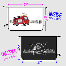 Load image into Gallery viewer, Magnetic Car Window Shade Shade - Fire Truck