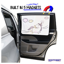 Load image into Gallery viewer, Magnetic Car Window Shade Shade - Unicorn