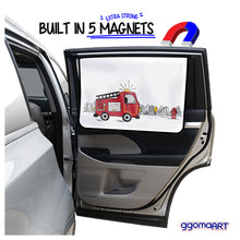 Load image into Gallery viewer, Magnetic Car Window Shade Shade - Fire Truck